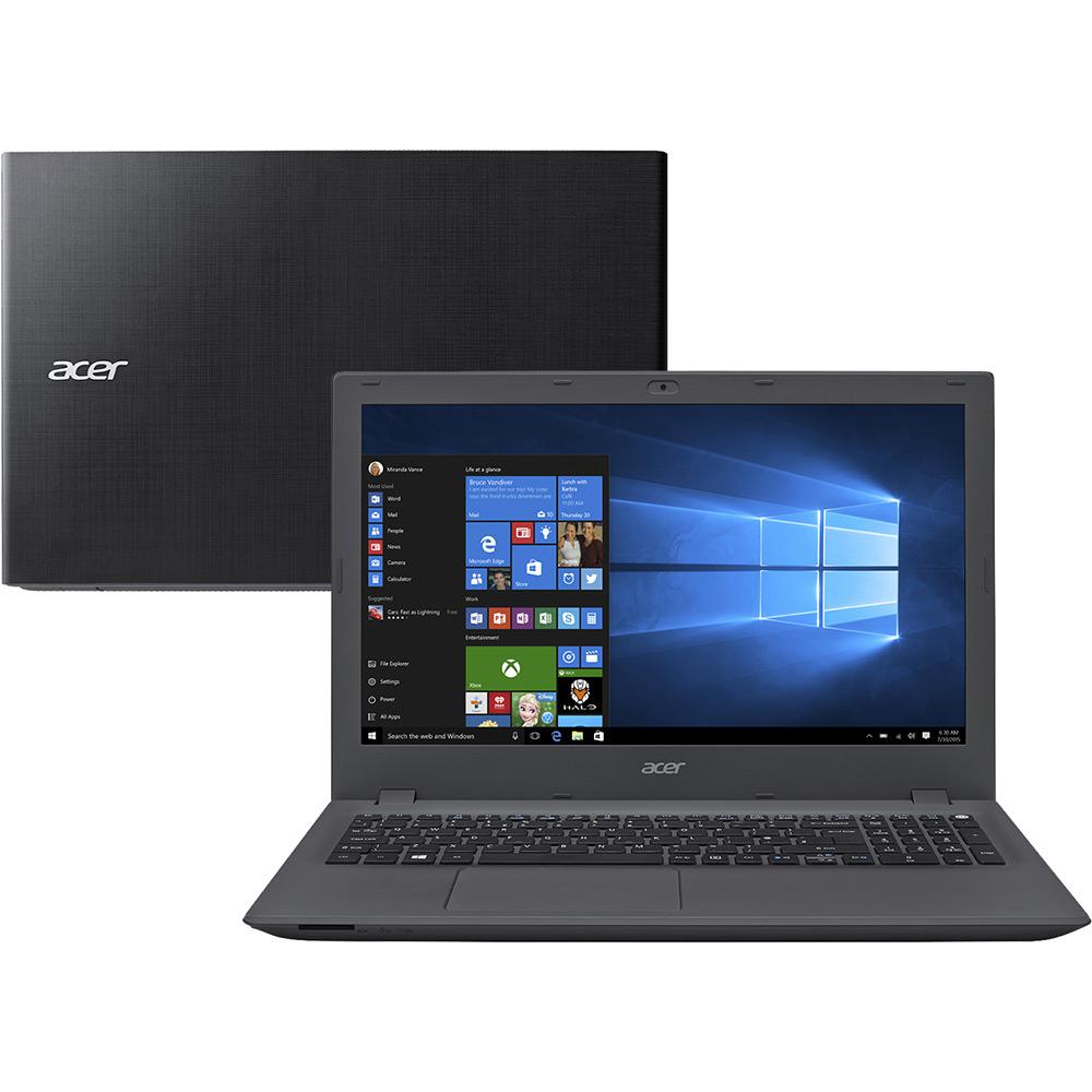 Tamanhos, Medidas e Dimensões do produto Notebook Acer E5-574-78LR Intel Core I7 8GB 1TB 15.6" Windows 10 - Grafite