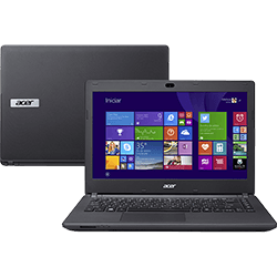 Notebook Acer ES1-411-P5M3 Intel Pentium Quad Core 4GB 500GB LED 14'' Windows 8.1 - Preto