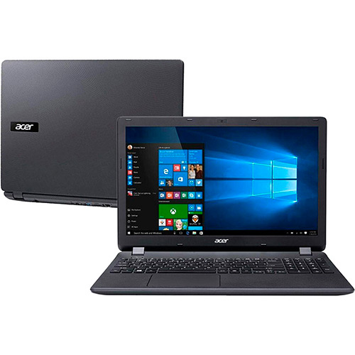 Notebook Acer ES1-531-C0RK Intel Celeron Quad Core 4GB 500GB LED 15,6" Windows 10 - Preto