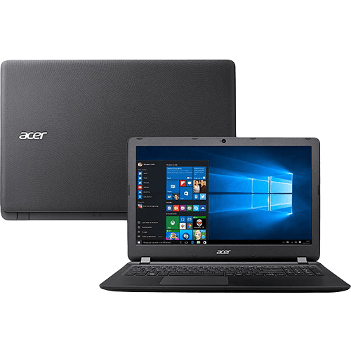 Notebook Acer ES1-572-3562 Intel Core I3 4GB 1TB Tela LED 15.6" Windows 10 - Preto
