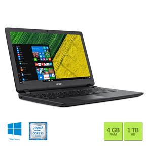 Notebook Acer ES1-572-3562 Intel Core I3, 4GB RAM, 1TB HD, 15.6`` e Windows 10 Home - Preto