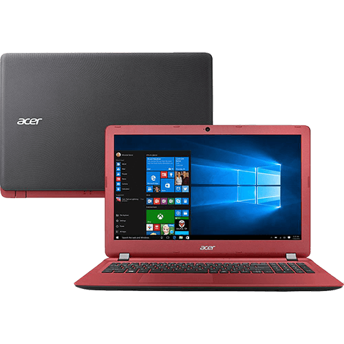Tudo sobre 'Notebook Acer ES1-572-53GN Intel Core I5 4GB 1TB Tela 15.6" Windows 10 - Vermelho'