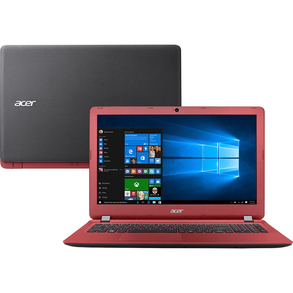 Notebook Acer ES1-572-53GN Intel Core I5 4GB 1TB Tela 15.6" Windows 10 - Vermelho