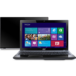 Notebook Acer V3-571-9423 com Intel Core I7 6GB 500GB LED 15,6" Windows 8