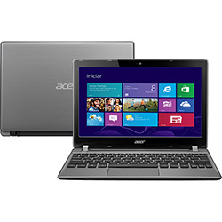 Notebook Acer V5-171-6878 com Intel Core I3 4GB 500GB LED 11,6" Windows 8