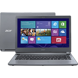 Notebook Acer V5-472-6_BR826 com Intel Core I3 2GB 500GB LED 14" Windows 8