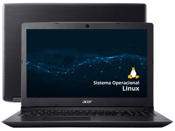 Notebook Aspire 3 A315-53-343Y Intel Core I3-7020U, 4GB, HD 1TB, Linux, 15.6" - Acer