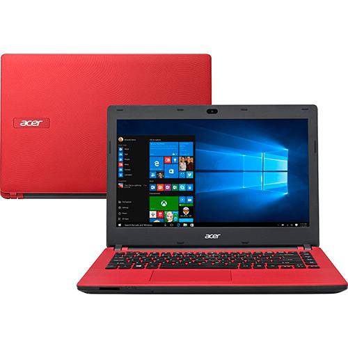 Notebook Aspire Cloudbook Es1-431-C3w6 Intel Dual Core 2gb 32gb Led 14 W10 Vermelho - Acer
