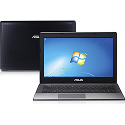 Notebook Asus A45A-VX109Q com Intel Core I5 6GB 750GB LED 14'' Preto Windows 7 Home Basic