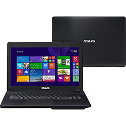 Notebook Asus com Intel Core I3 2GB 500GB Tela LED 14" Windows 8