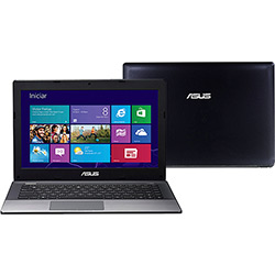 Notebook Asus com Intel Core I7 8GB 500GB (2GB de Memória Dedicada) LED 14" Windows 8
