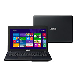 Notebook Asus com Intel Quad Core 4GB 500GB Tela LED 14" Windows 8