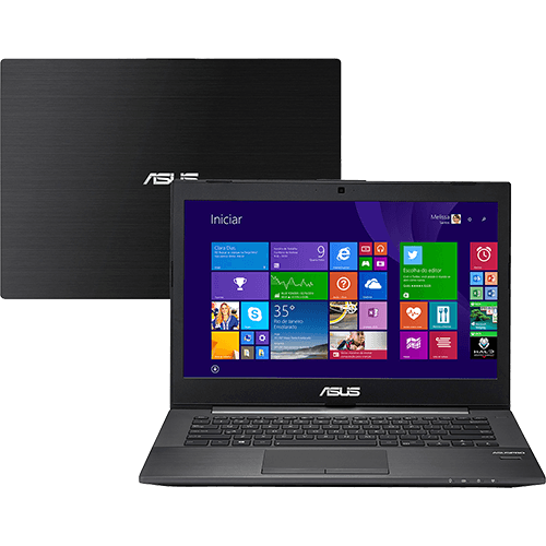 Notebook ASUS PU401LA-WO074P Intel Core I5 6GB 500GB LED 14" Windows 8 Pro - Preto