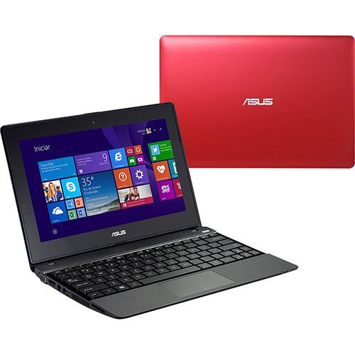 Tudo sobre 'Notebook ASUS R103BA AMD Dual Core 2GB 320GB LED 10,1" Touch Windows 8.1 Rosa'