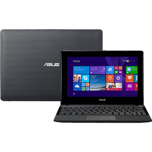 Tudo sobre 'Notebook Asus R103BA AMD Dual Core 2GB 320GB Tela LED 10.1" Windows 8.1 Touchscreen - Preto'