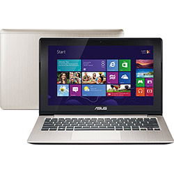 Notebook Asus S200E-CT251H com Intel Core 2 I3 2GB 500GB LED Touch 11,6" Windows 8 Champagne