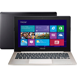 Notebook Asus S200E-CT252H com Intel Core 2 I3 2GB 500GB LED Touch 11,6" Windows 8 Grafite