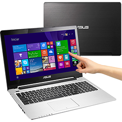 Notebook Asus S550CA-BRA-CJ161H Intel Core 3 I7 8GB 500GB LED 15" Windows 8 - Preto