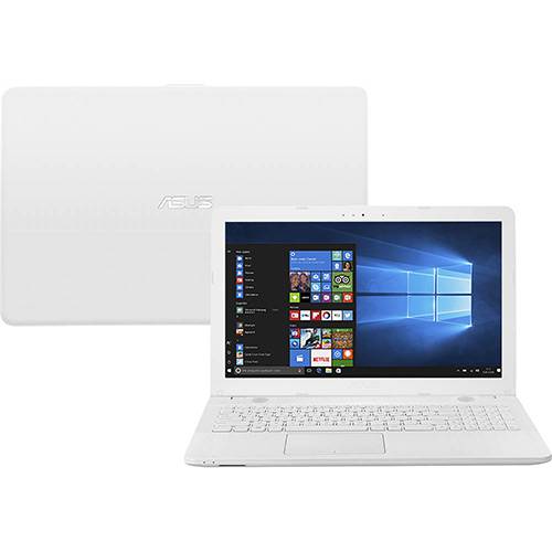 Tudo sobre 'Notebook Asus Vivobook Max X541NA-GO472T Intel Celeron Quad Core 4GB 500GB Tela LED 15,6" Windows - 10 Branco'