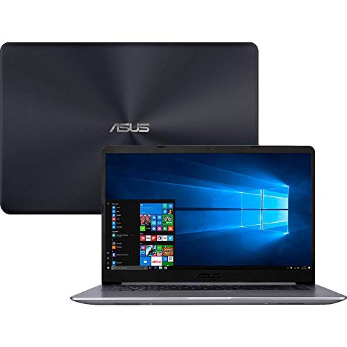 Notebook Asus Vivobook X510UA-BR665T Intel Core I5 8250U 4GB 1TB Tela 15,6'' Windows 10 Home - Cinza