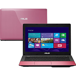 Tudo sobre 'Notebook Asus VX078H com Intel Core I5 6GB 1TB LED 14" Rosa Windows 8'