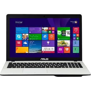 Notebook Asus X550CA-BRA-XX982H Intel Core I3 4GB 500GB Tela LED 15,6" Windows 8 - Branco