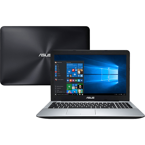 Notebook Asus X555UB-BRA-XX298T Intel Core I7 8GB (GeForce 940M de 2GB) 1TB Tela LED 15,6" Windows 10 - Preto