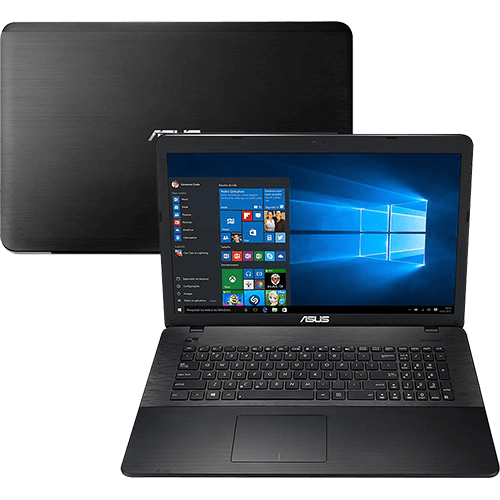 Notebook Asus X751LJ-TY386T Intel Core 5 I5 6GB (GeForce 920M de 2GB) 1TB Tela LED 17,3" Windows 10 - Preto