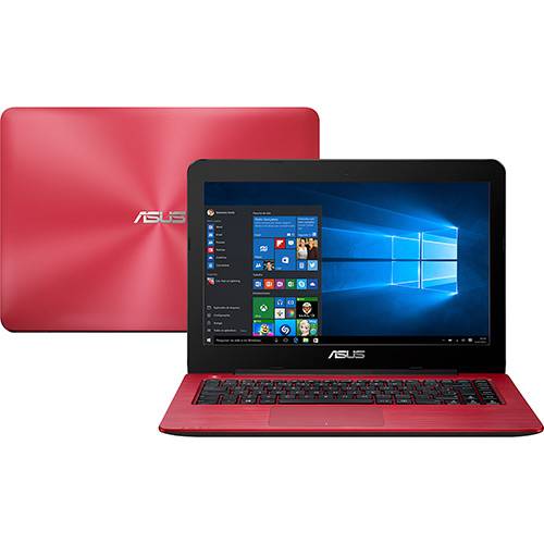 Notebook ASUS Z450LA-WX007T Intel Core I5 4GB 1TB LED 14" Windows 10 Vermelho