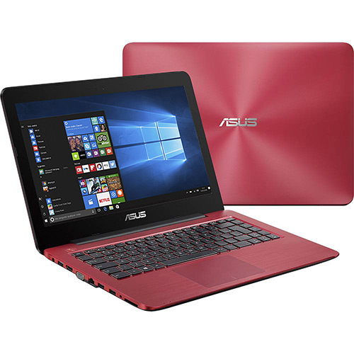 Notebook Asus Z450LA-WX013T Intel Core I3 4GB 1TB Tela LED 14" Windows 10 - Vermelho