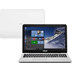Notebook ASUS Z550MA-XX005T Intel Celeron Quad Core 4GB 500GB LED 15,6" Windows 10 - Branco