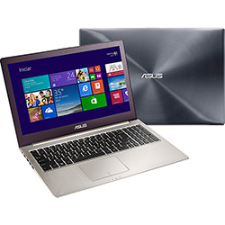 Tudo sobre 'Notebook Asus Zenbook U500VZ com Intel Core I7 8GB (2GB de Memória Dedicada) 512GB SSD LED 15,6" Touchscreen Windows 8'