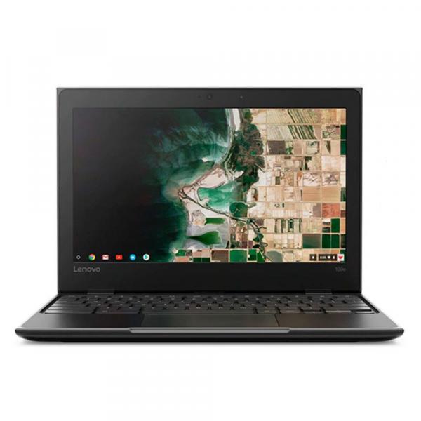 Notebook Chromebook Lenovo 100e Intel Celeron N3350 Ram 4gb Emmc 32gb Tela 11.6'' Preto