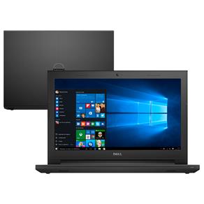Notebook Dell Inspiron I14-3442-C10 com Intel® Core™ I3-4005U, 4GB, 1TB, Gravador de DVD, Leitor de Cartões, HDMI, Bluetooth, LED 14" e Windows 10
