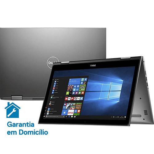 Notebook Dell 2 em 1 Inspiron I15-5578-A10C Intel Core I5 8GB 1TB Full HD 15,6" Windows 10 - Cinza