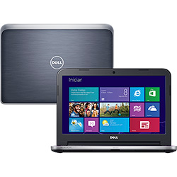 Notebook Dell Inspiron 14R-5437-A30 com Intel Core I5 Memória de 6GB 1TB de HD Windows 8 Tela LED 14"