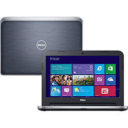 Notebook Dell Inspiron 14R-5437-A20 com Intel Core I7 Memória de 8GB 1TB de HD Windows 8 Tela LED 14"