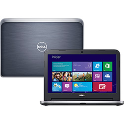 Notebook Dell Inspiron 14R-5437-A40 com Intel Core I7 Memória de 8GB 1TB de HD Windows 8 Tela LED 14"