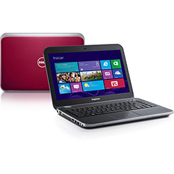 Notebook Dell Inspiron 14R-3550 com Intel Core I5 6GB 1TB LED 14'' Vermelho Windows 8