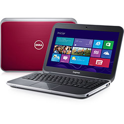 Notebook Dell Inspiron 14R-3560 com Intel Core I7 8GB 1TB LED 14'' Vermelho Windows 8