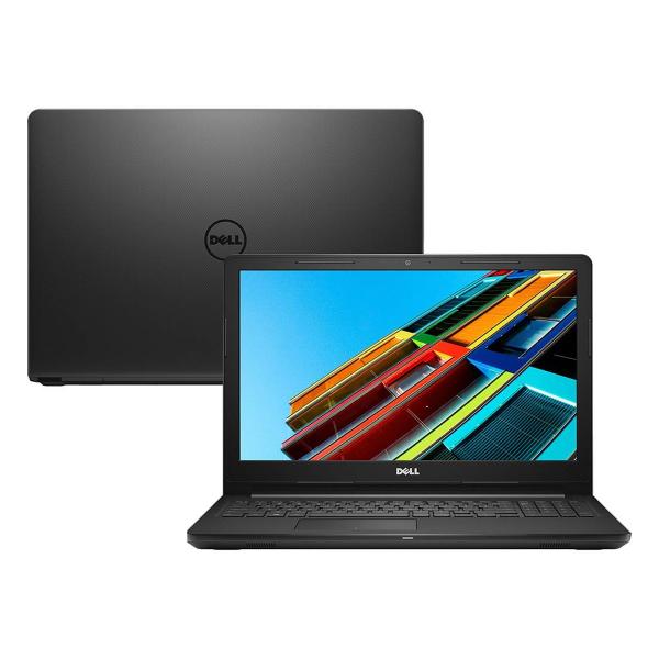 Notebook Dell Inspiron 15.6 Intel Core 6ª I3 4GB 1TB Tela LED Preto I15-3567-A10P
