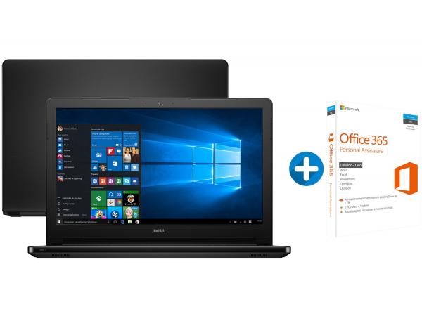 Notebook Dell Inspiron 15 I15-5566-A40P - Intel Core I5 8GB + Microsoft Office 365 Personal