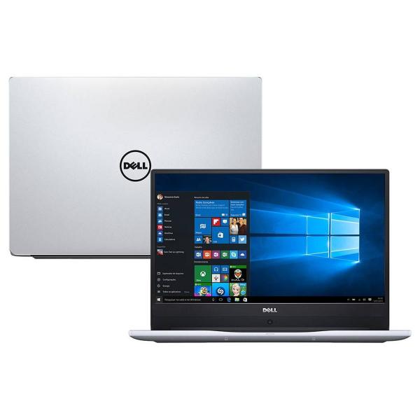 Notebook Dell Inspiron 7472 14, 8GB, 1TB, Intel Core I5, GeForce MX150 de 4GB e Windows 10 Prata