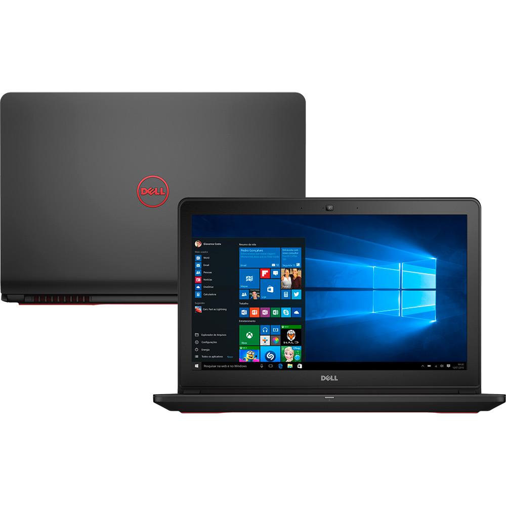 Notebook Dell Inspiron Gaming Edition I15-7559-A20 Intel Core I7 8GB (GeForce GTX 960M de 4GB) 1TB 8GB SSD LED 15,6" Windows 10 - Preto