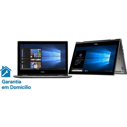 Notebook Dell Inspiron I13-5378-A20C Intel Core I5 8GB 1TB Tela Full HD 13,3" Touch Windows 10 - Cinza