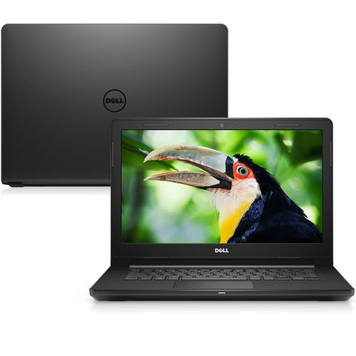 Notebook Dell Inspiron I14-3467-U10P 6ª Geração Intel Core I3 4GB 1TB 14" HD Linux