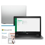 Notebook Dell Inspiron i14-3481-M200SF 7ª Geração Intel Core i3 4GB 128GB SSD 14" Windows 10 Prata Microsoft 365