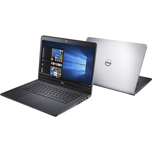 Notebook Dell Inspiron I14-5448-C30 Intel Core I7 8GB 1TB 8GB SSD 14" Windows 10 - Prata