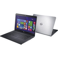 Notebook Dell Inspiron I14-5448-C25 Intel Core I7 8GB 1TB 8GB SSD 14" Windows 10 - Prata