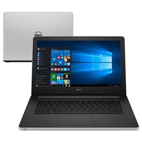 Notebook Dell Inspiron I14-5458-B30 com Intel® Core™ I5-5200U, 4GB, 1TB, Gravador de DVD, Leitor de Cartões, HDMI, Bluetooth, LED 14" e Windows 10